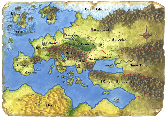 Bladelands World Map