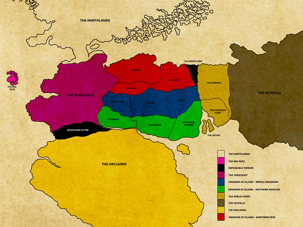 Vale Borders Map